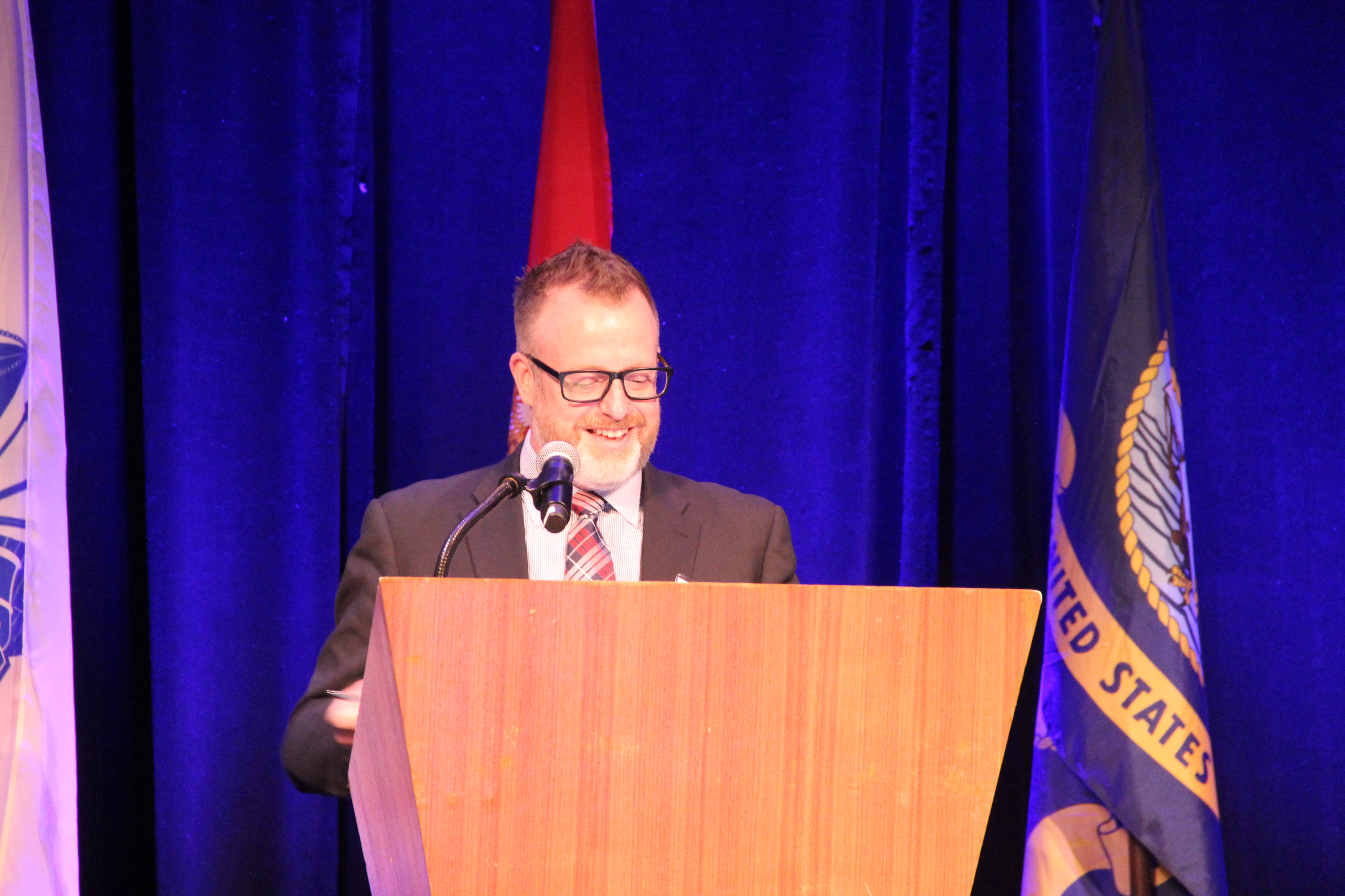 Dr. Bill McNavage speaks at the 2022 MIM